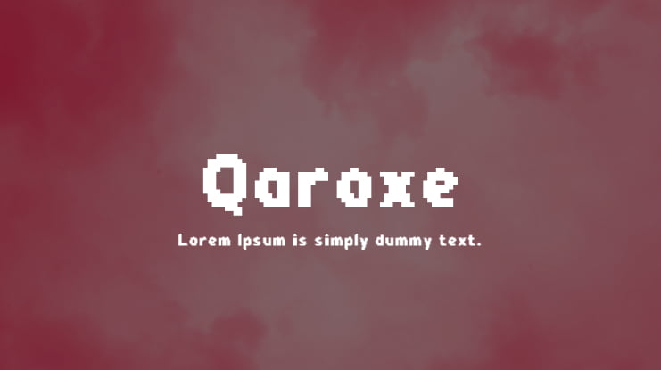 Qaroxe Font