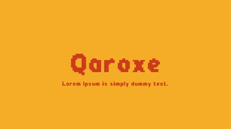 Qaroxe Font