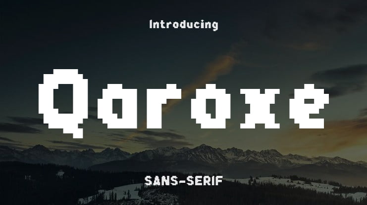 Qaroxe Font