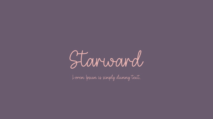 Starward Font