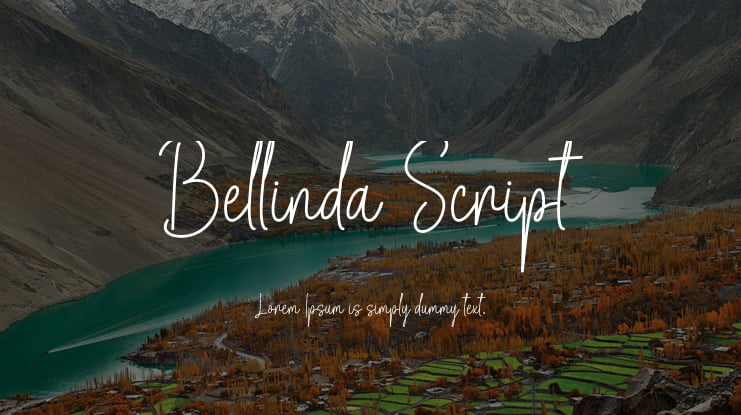 Bellinda Script Font