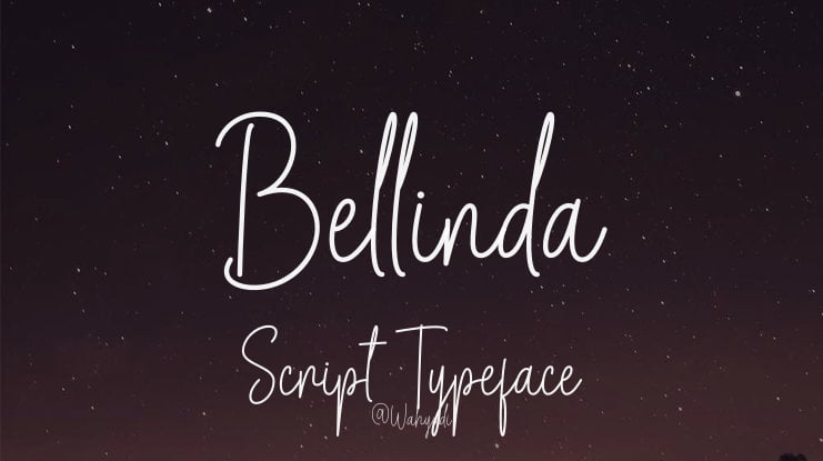 Bellinda Script Font