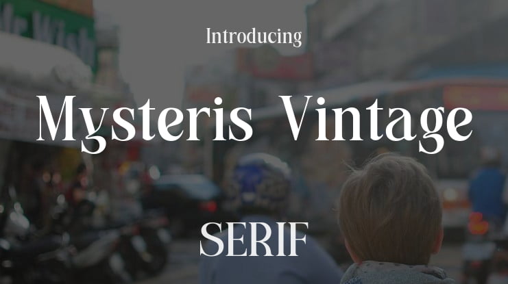 Mysteris Vintage Font