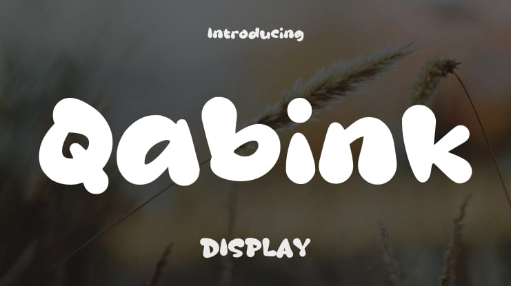 Qabink Font