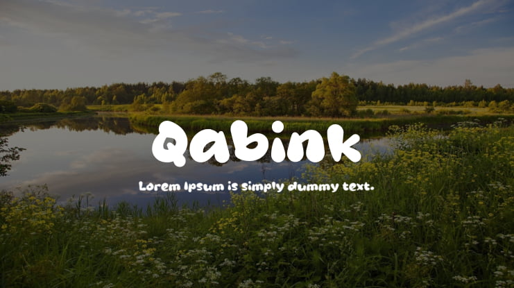 Qabink Font