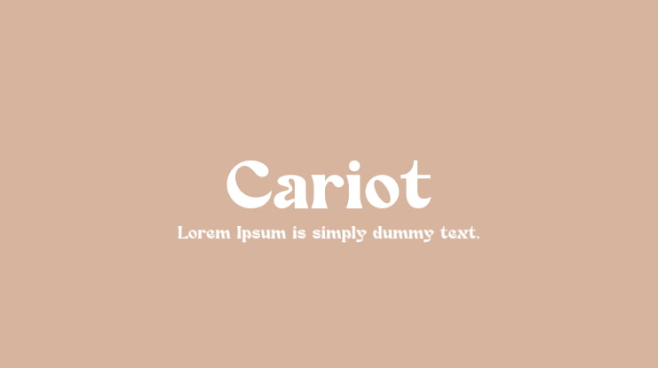 Cariot Font