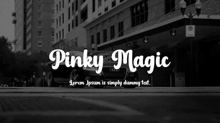 Pinky Magic Font