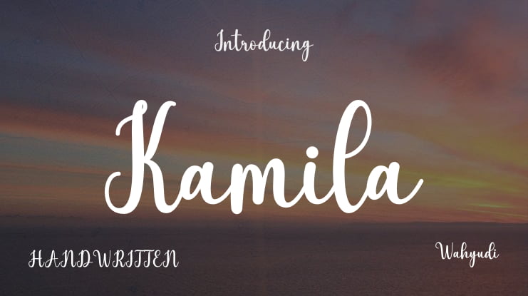 Kamila Font