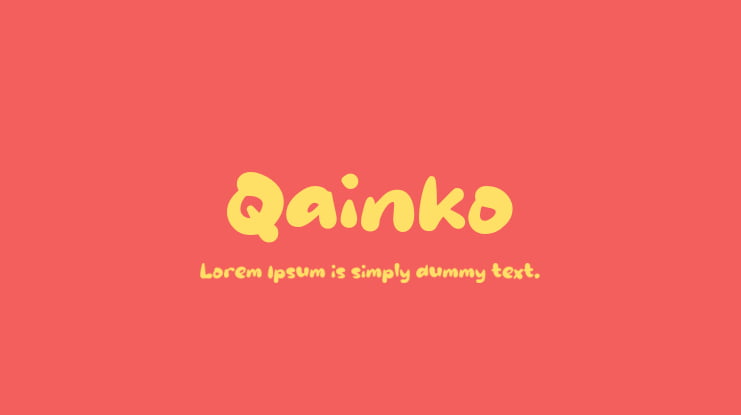 Qainko Font