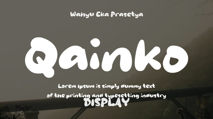 Qainko Font