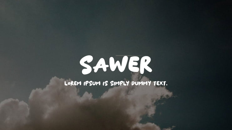 Sawer Font