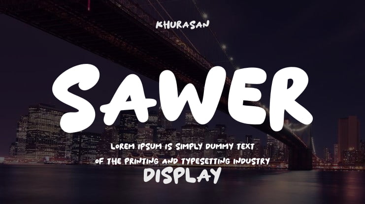 Sawer Font