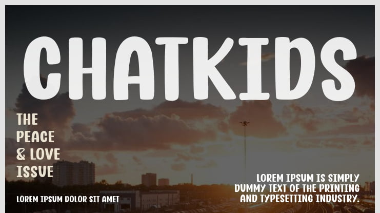 Chatkids Font