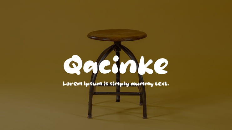 Qacinke Font