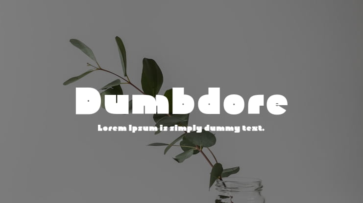 Dumbdore Font