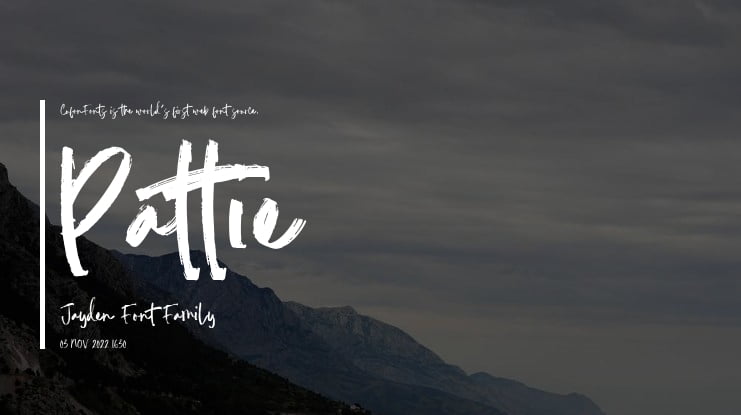 Pattie Jayden Font