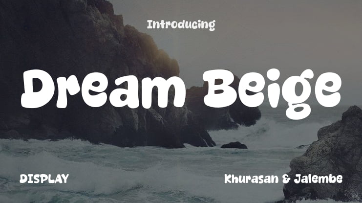 Dream Beige Font