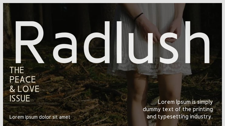 Radlush Font Family