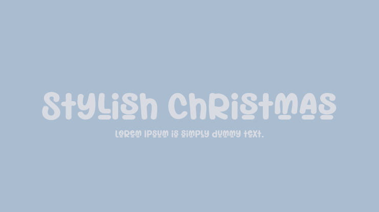 Stylish Christmas Font