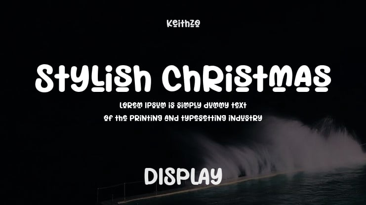 Stylish Christmas Font