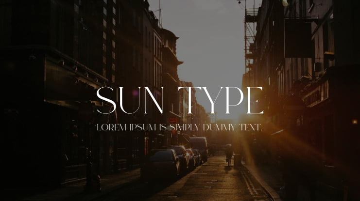 Sun Type Font