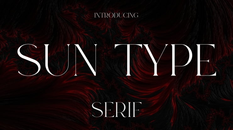 Sun Type Font