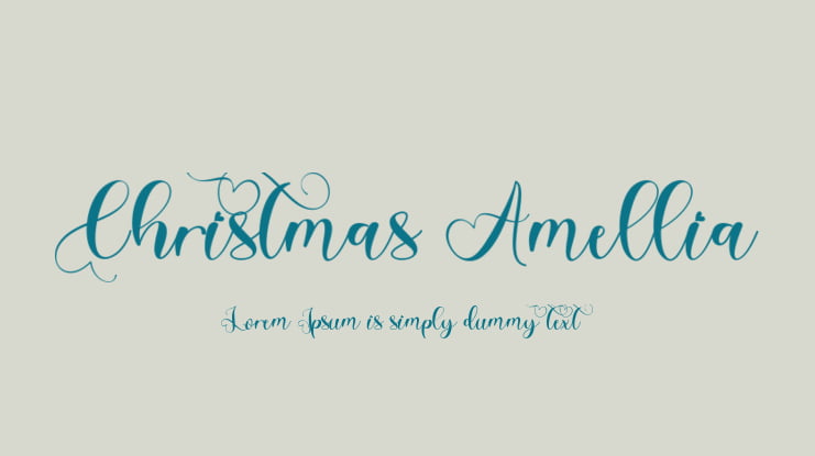 Christmas Amellia Font