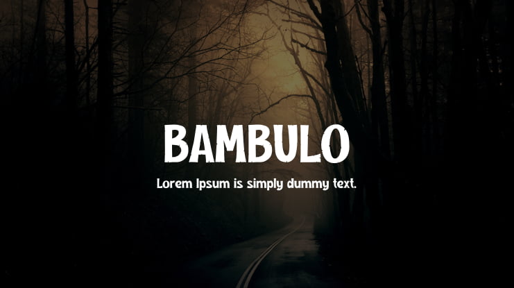 BAMBULO Font