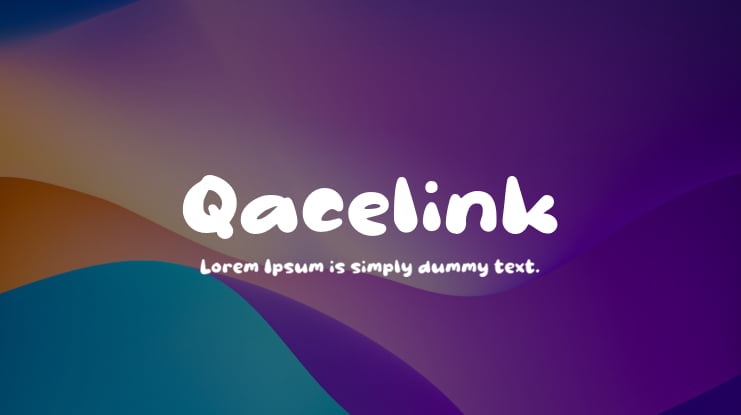 Qacelink Font