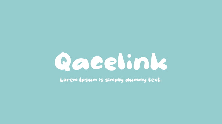 Qacelink Font