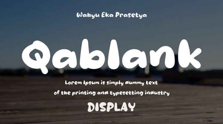 Qablank Font