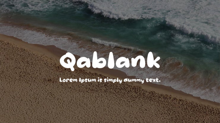 Qablank Font