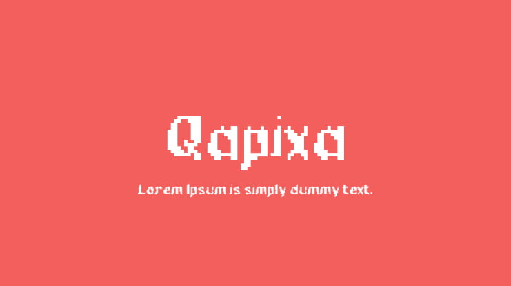 Qapixa Font