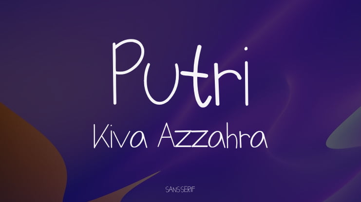 Putri Kiva Azzahra Font