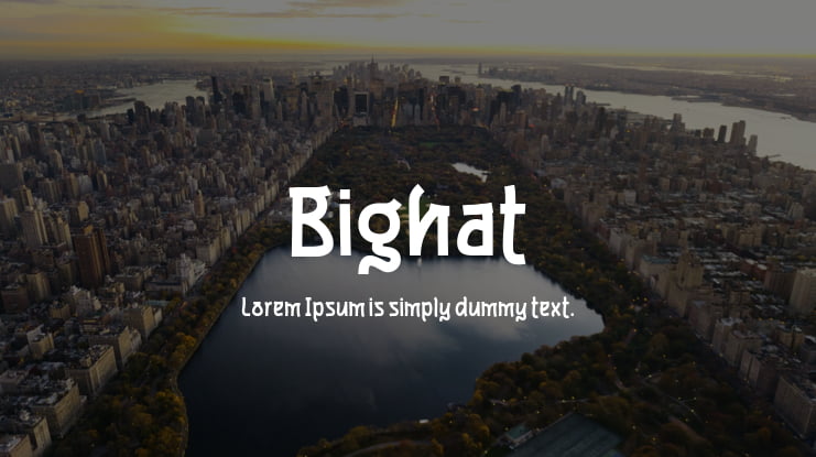 Bighat Font