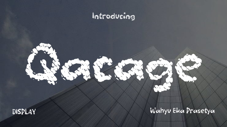 Qacage Font