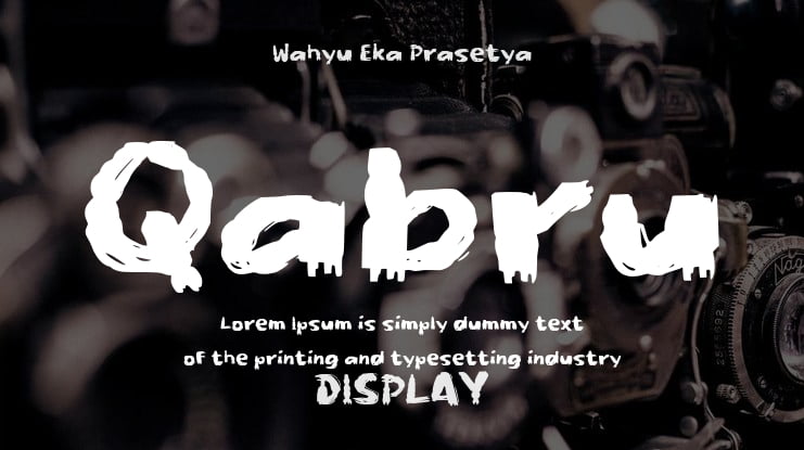 Qabru Font