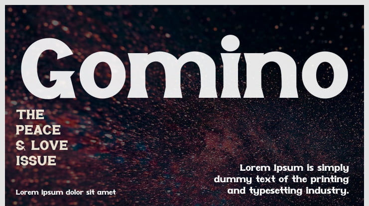 Gomino Font