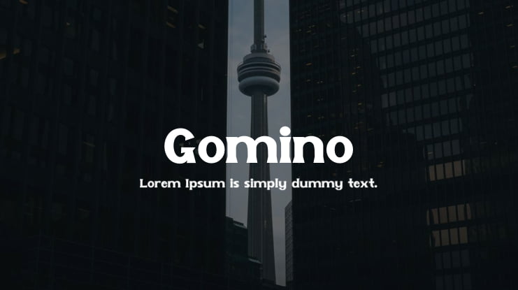 Gomino Font