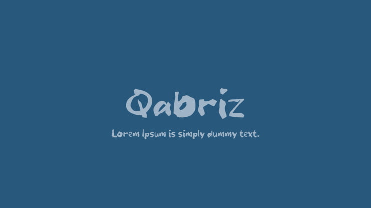 Qabriz Font