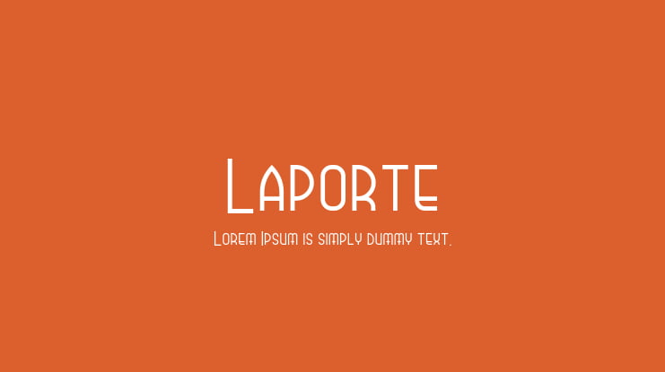 Laporte Font