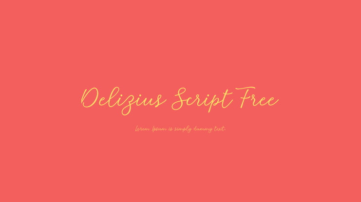 Delizius Script Free Font