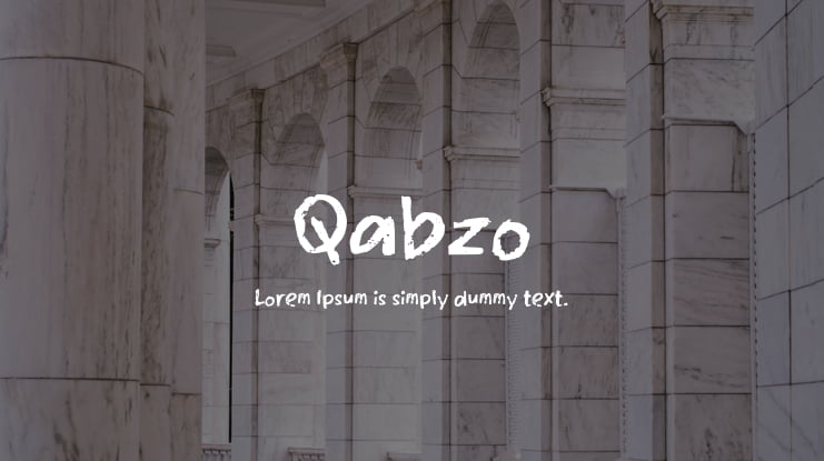 Qabzo Font