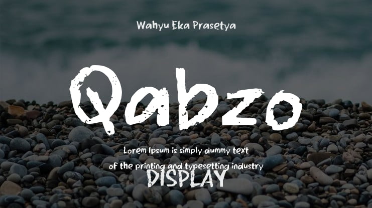 Qabzo Font