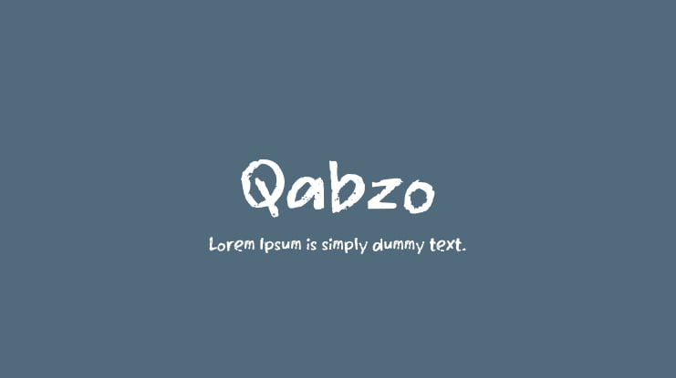 Qabzo Font