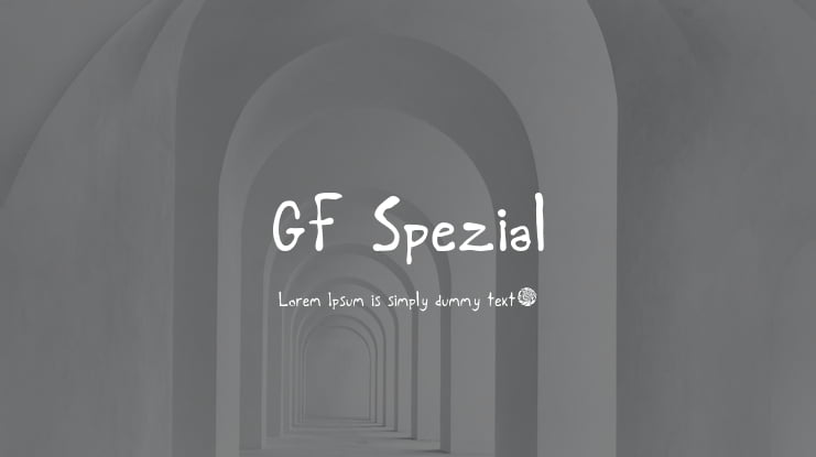 GF Spezial Font