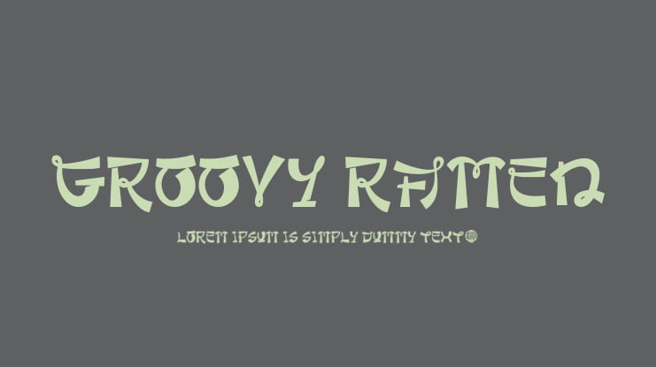 Groovy Ramen Font