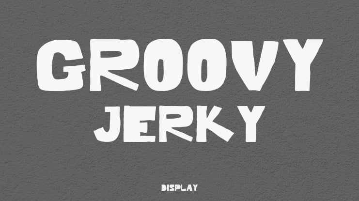 Groovy Jerky Font