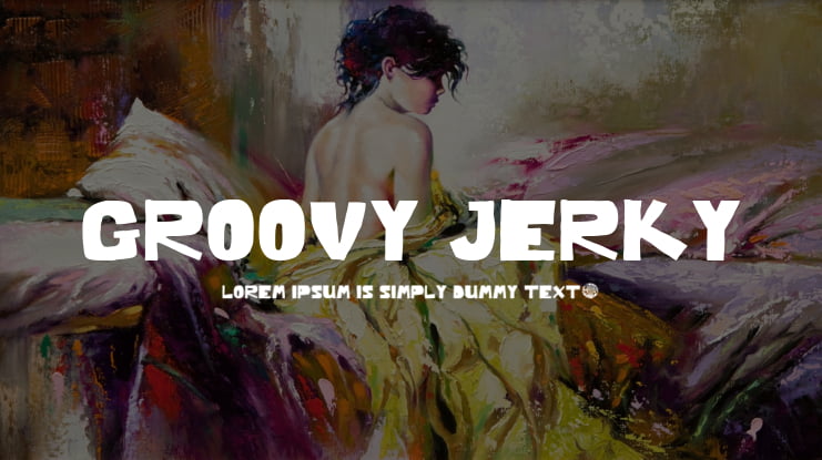 Groovy Jerky Font