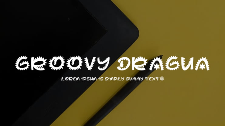 Groovy Dragua Font